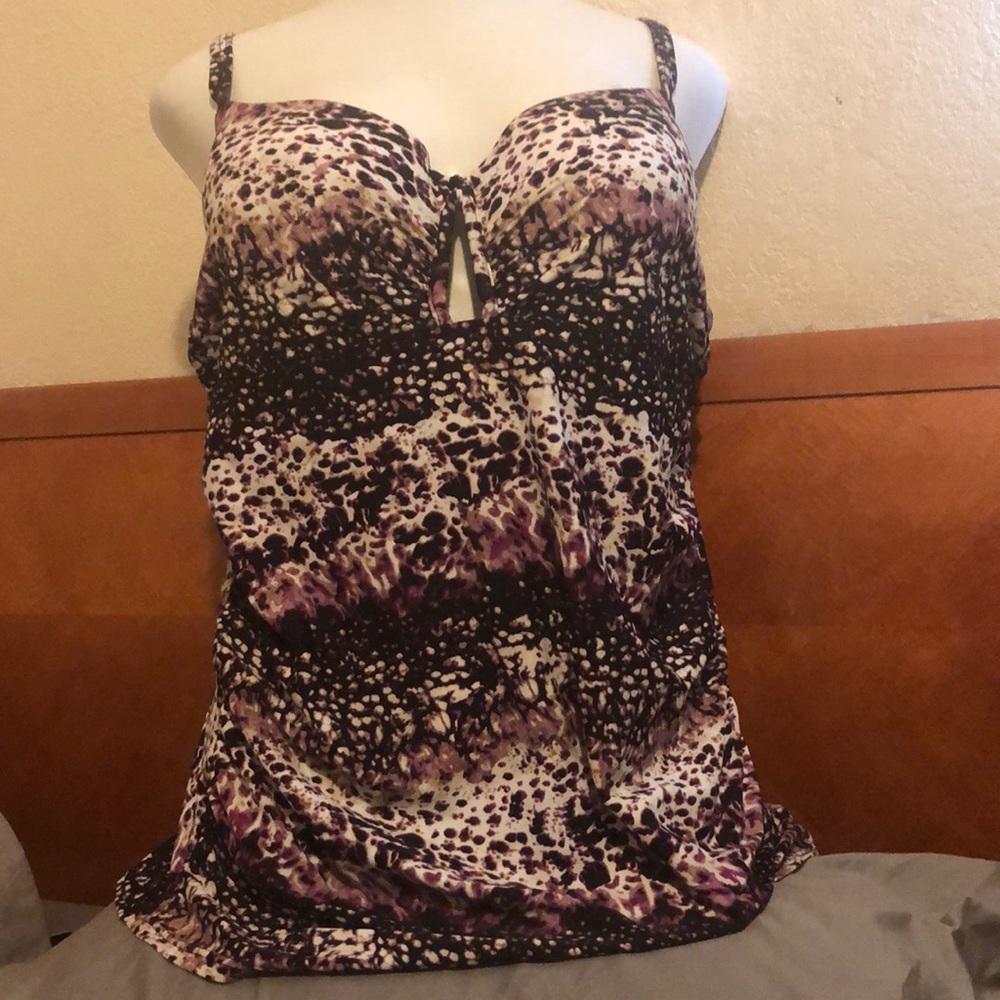 Lane Bryant Cacique swim tankini.